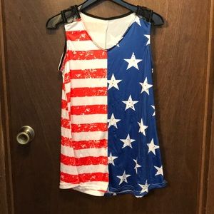 Patriotic tank